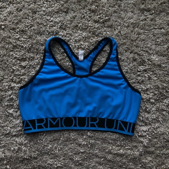 Under Armour Other - Blue Under Armour Sports Bra: Double Layered